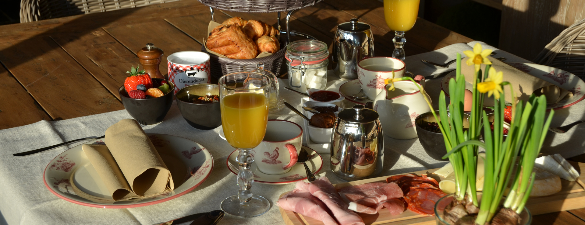 Ontbijt - Bed & Breakfast d' Oude Brouwerij Klemskerke-De Haan